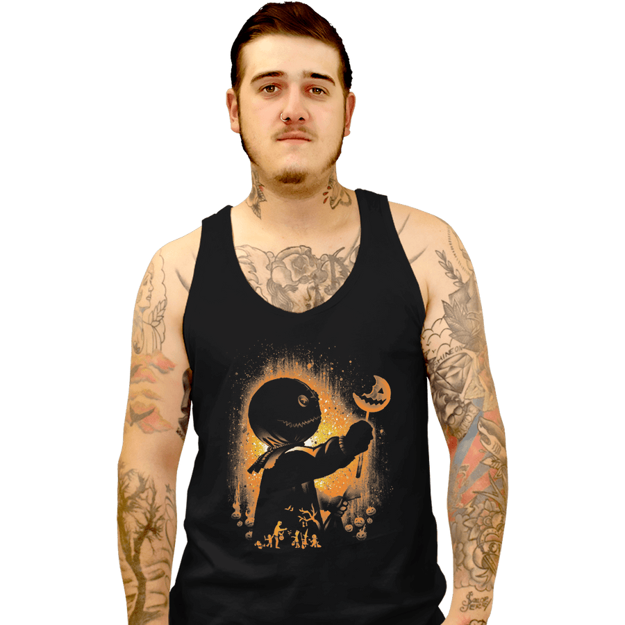 Shirts Tank Top, Unisex / Small / Black Ghost Of Halloween