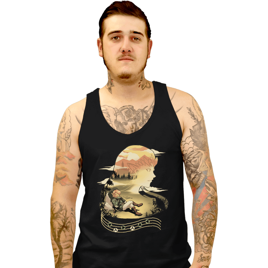 Shirts Tank Top, Unisex / Small / Black Hero Of Time