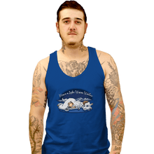 Load image into Gallery viewer, Secret_Shirts Tank Top, Unisex / Small / Royal Blue Have a Luke Warm Winter
