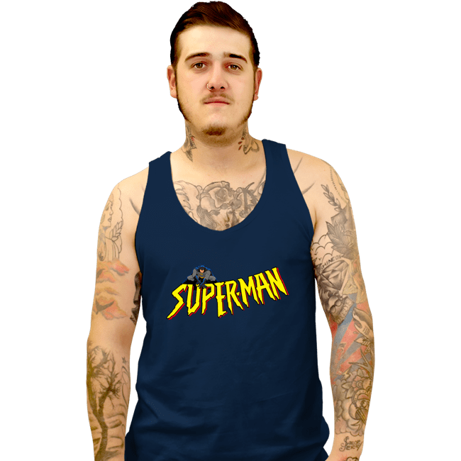 Daily_Deal_Shirts Tank Top, Unisex / Small / Navy Confused Heroes