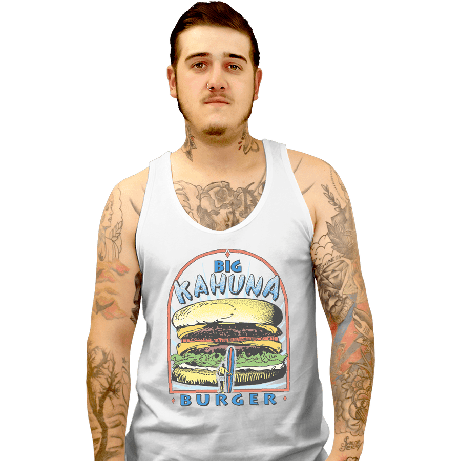Shirts Tank Top, Unisex / Small / White Big Kahuna Burger