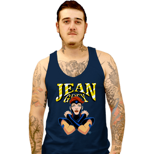 Daily_Deal_Shirts Tank Top, Unisex / Small / Navy Jean Grey 97