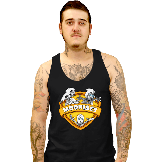 Secret_Shirts Tank Top, Unisex / Small / Black Mooniacs