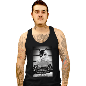 Shirts Tank Top, Unisex / Small / Black Not So Purr-fect Crime