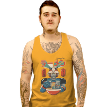 Load image into Gallery viewer, Shirts Tank Top, Unisex / Small / Gold Super Ramen Bot
