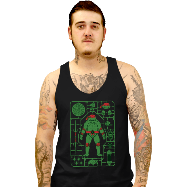 Daily_Deal_Shirts Tank Top, Unisex / Small / Black Raphael Model Sprue