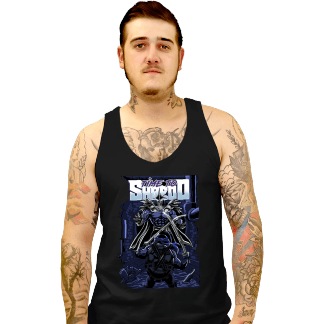 Secret_Shirts Tank Top, Unisex / Small / Black Time To Shredd