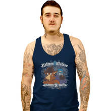 Load image into Gallery viewer, Shirts Tank Top, Unisex / Small / Navy Holmes and Watson
