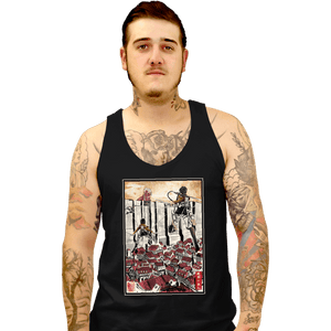 Daily_Deal_Shirts Tank Top, Unisex / Small / Black Defending The Wall