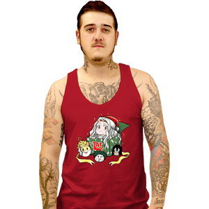 Daily_Deal_Shirts Tank Top, Unisex / Small / Red Christmas Of Heroes