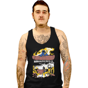 Secret_Shirts Tank Top, Unisex / Small / Black Attack On Sesame Street