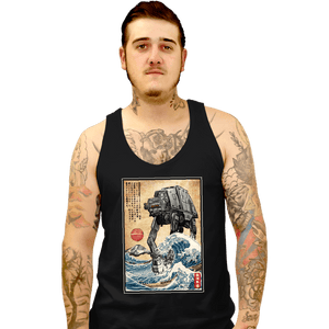 Daily_Deal_Shirts Tank Top, Unisex / Small / Black Galactic Empire In Japan