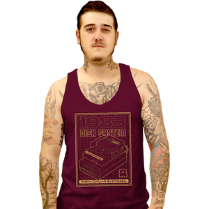 Secret_Shirts Tank Top, Unisex / Small / Maroon Disk System