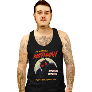 Daily_Deal_Shirts Tank Top, Unisex / Small / Black Mothman