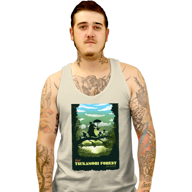 Daily_Deal_Shirts Tank Top, Unisex / Small / White Visit Tsukamori Forest