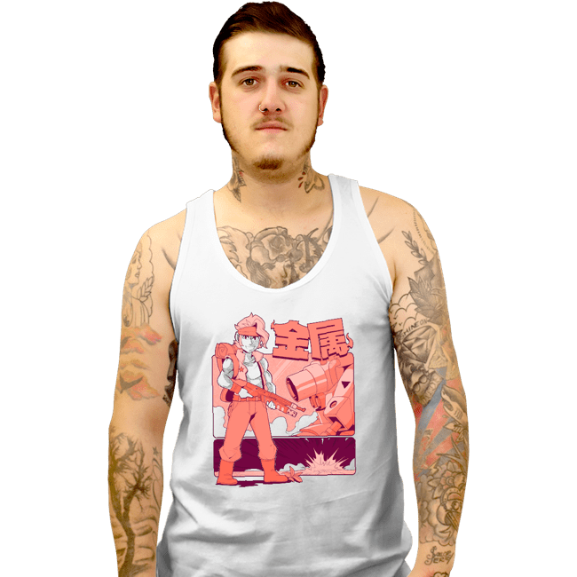 Daily_Deal_Shirts Tank Top, Unisex / Small / White Classic Commando X