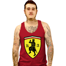 Load image into Gallery viewer, Daily_Deal_Shirts Tank Top, Unisex / Small / Red Scuderia Britanni
