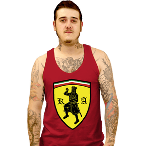 Daily_Deal_Shirts Tank Top, Unisex / Small / Red Scuderia Britanni