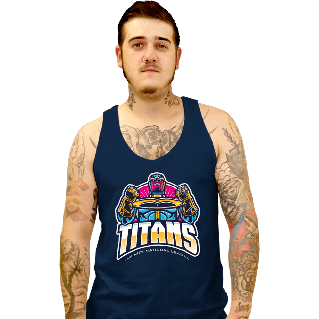 Shirts Tank Top, Unisex / Small / Navy Titans INL