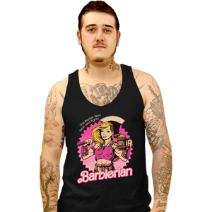 Daily_Deal_Shirts Tank Top, Unisex / Small / Black Barbarian Doll