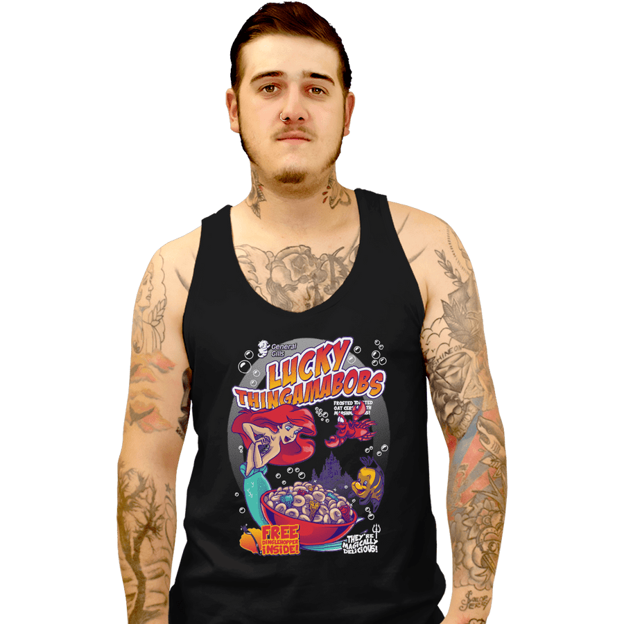Shirts Tank Top, Unisex / Small / Black Lucky Thingamabobs