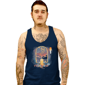 Shirts Tank Top, Unisex / Small / Navy Rapunzel