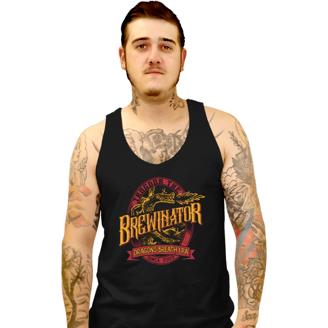 Secret_Shirts Tank Top, Unisex / Small / Black The Brewinator