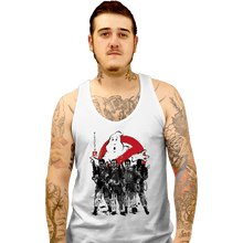 Load image into Gallery viewer, Daily_Deal_Shirts Tank Top, Unisex / Small / White Ghostbusters Sumi-e
