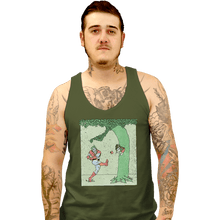 Load image into Gallery viewer, Secret_Shirts Tank Top, Unisex / Small / Military Green Captn Planet
