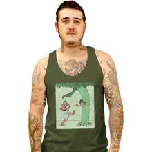 Load image into Gallery viewer, Secret_Shirts Tank Top, Unisex / Small / Military Green Captn Planet
