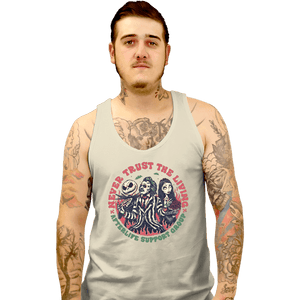 Daily_Deal_Shirts Tank Top, Unisex / Small / White Afterlife Support Group