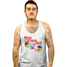 Load image into Gallery viewer, Shirts Tank Top, Unisex / Small / White Stop Swop &#39;N&#39; Roll
