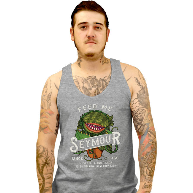 Secret_Shirts Tank Top, Unisex / Small / Sports Grey Feed Me Seymour!