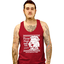 Load image into Gallery viewer, Daily_Deal_Shirts Tank Top, Unisex / Small / Red Pizza Dog
