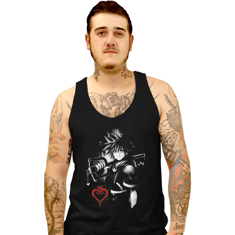 Shirts Tank Top, Unisex / Small / Black Sora Ink