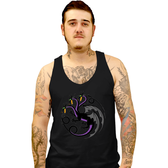 Daily_Deal_Shirts Tank Top, Unisex / Small / Black House Maleficent