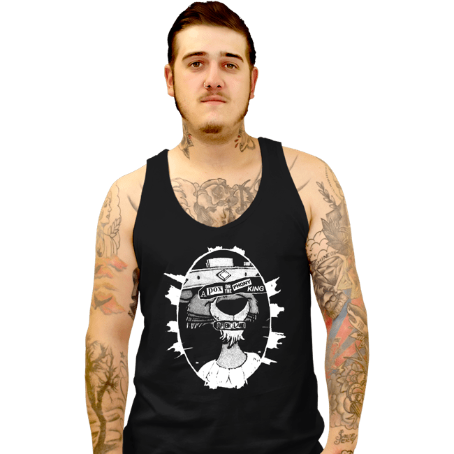 Daily_Deal_Shirts Tank Top, Unisex / Small / Black A Pox on the Phony King of England!