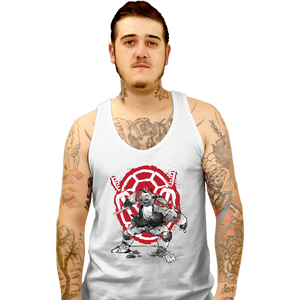 Daily_Deal_Shirts Tank Top, Unisex / Small / White Raphael Sumi-e