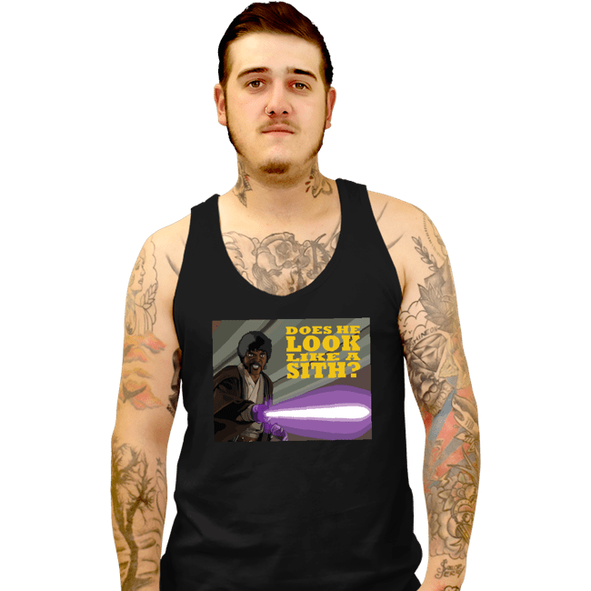 Secret_Shirts Tank Top, Unisex / Small / Black Jedi Jules Windu