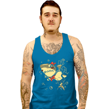 Load image into Gallery viewer, Shirts Tank Top, Unisex / Small / Sapphire Tsundere Shark
