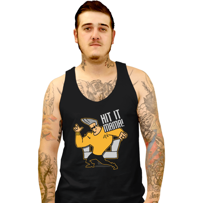 Daily_Deal_Shirts Tank Top, Unisex / Small / Black Hit It Mama