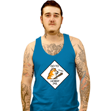 Load image into Gallery viewer, Secret_Shirts Tank Top, Unisex / Small / Sapphire Horny Jail
