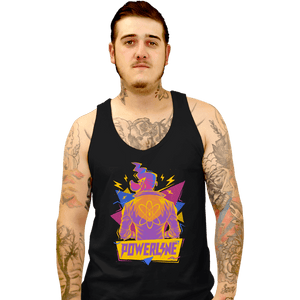 Daily_Deal_Shirts Tank Top, Unisex / Small / Black Powerline