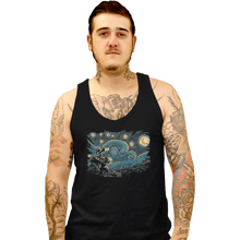 Load image into Gallery viewer, Shirts Tank Top, Unisex / Small / Black Starry Robot
