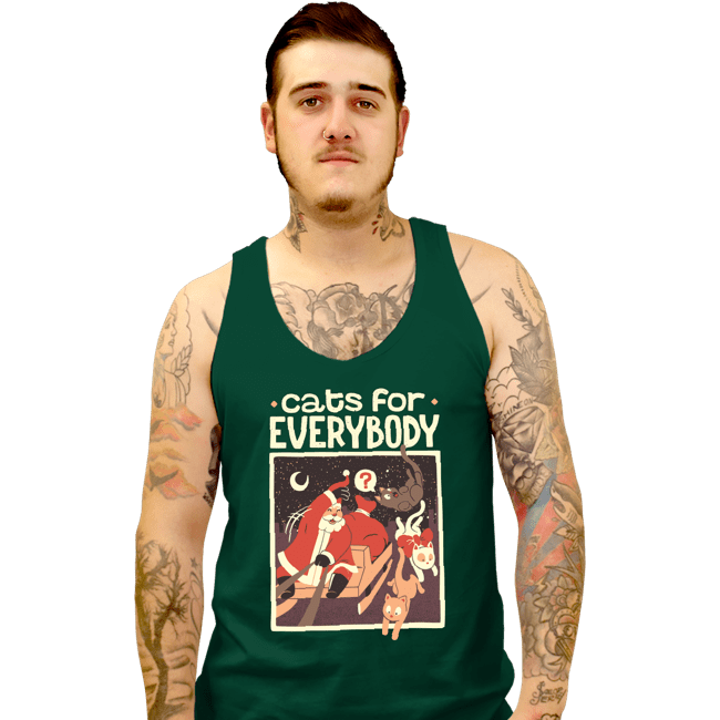 Secret_Shirts Tank Top, Unisex / Small / Black Cats For Everybody