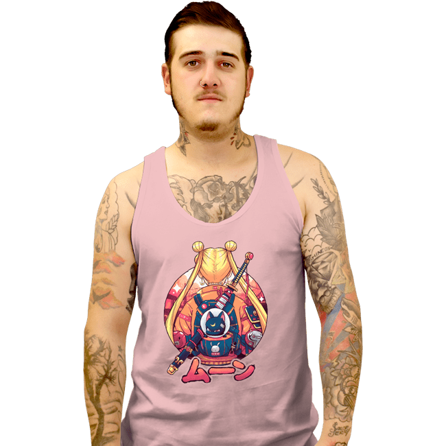 Shirts Tank Top, Unisex / Small / Pink Winter Moon