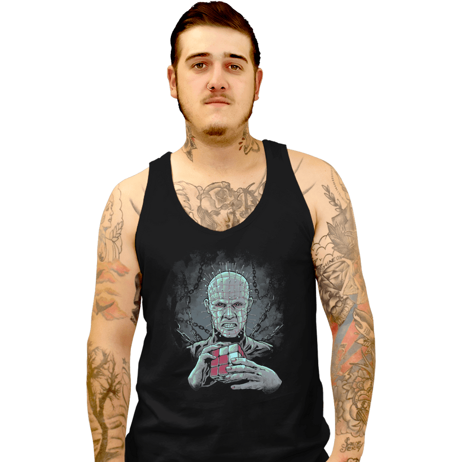 Shirts Tank Top, Unisex / Small / Black Hell Cube
