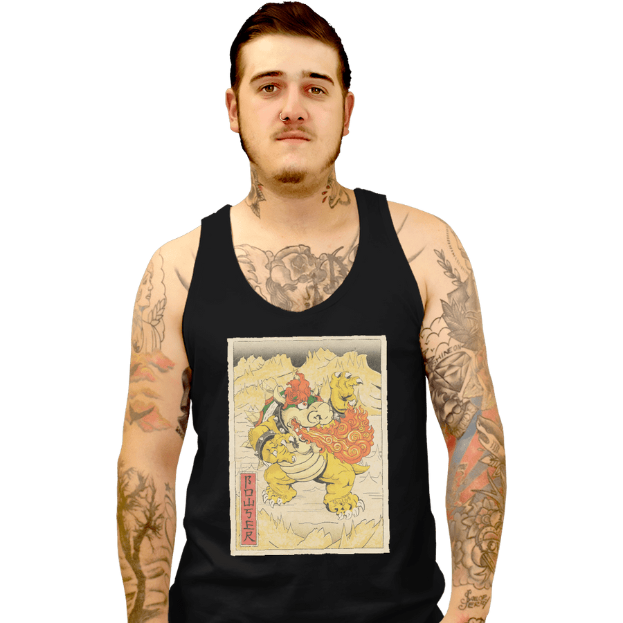 Shirts Tank Top, Unisex / Small / Black Bowser
