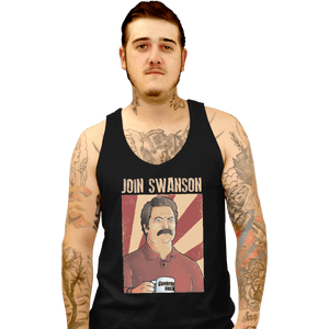 Shirts Tank Top, Unisex / Small / Black Join Swanson