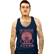 Load image into Gallery viewer, Daily_Deal_Shirts Tank Top, Unisex / Small / Navy Huge Brain
